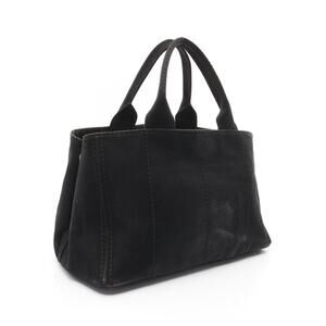 Prada Canvas Black Canapa Bag Tote